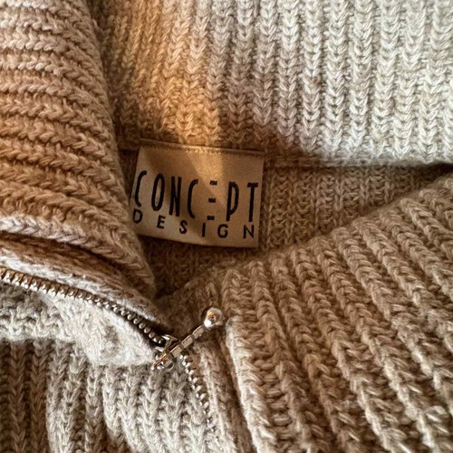 Women's knitted sweater like new, size L-XL, beige