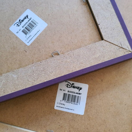 Disney wooden frames 40x40 cm like new, set of 2 from Holland