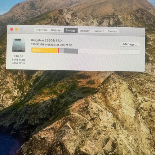 iMac 27 inch 2013 used with small mark top right