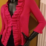 Marks and Spencer Per Una knitted cardigan new, fuchsia