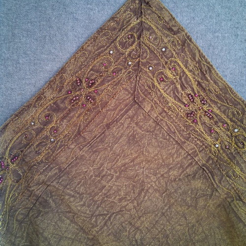 Cotton square used with machine embroidery 90×90 cm