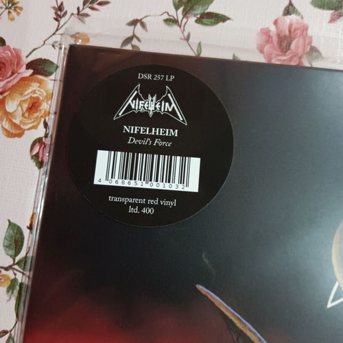 Nifelheim Devil's Force διαφανές κόκκινο βινύλιο περιορισμένη έκδοση καινούργιο