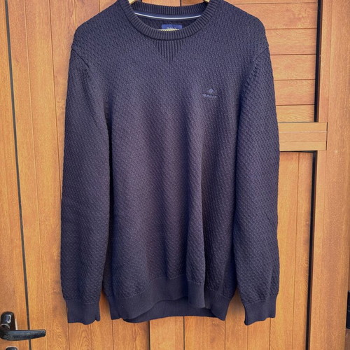 Gant dark blue sweater like new, size L, 100% cotton