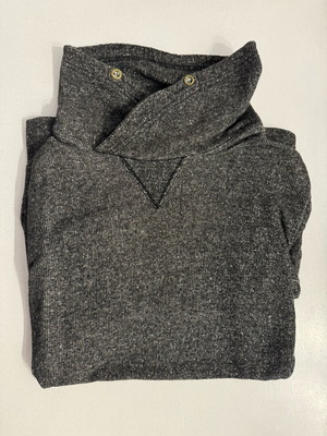 Bershka sweatshirt with high collar size Medium used, grey