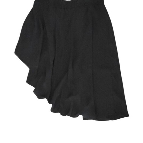Asymmetric skirt black, like new, sizes M and L