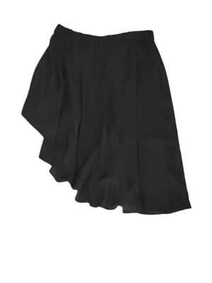 Asymmetric skirt black, like new, sizes M and L