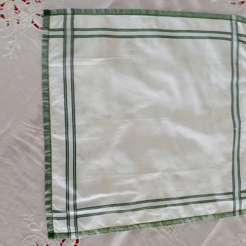 Set of 4 vintage men's cotton handkerchiefs used, assorted designs