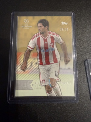 2015 Topps UEFA Champions League κάρτα Alejandro Dominguez σαν καινούργιο