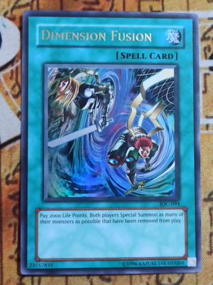 Dimension Fusion κάρτα Yu-Gi-Oh! σαν καινούργιο, Ultra Rare spell