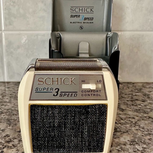 Ξυριστική μηχανή Schick Super 3 Speed 1960 καινούργια με κουτί