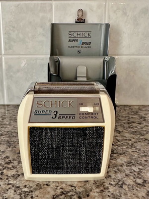 Ξυριστική μηχανή Schick Super 3 Speed 1960 καινούργια με κουτί
