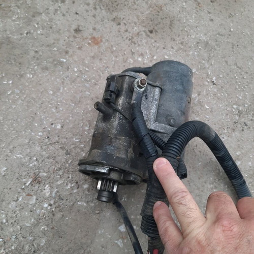 Hyundai Santa Fe 04mod diesel starter motor used from automatic transmission
