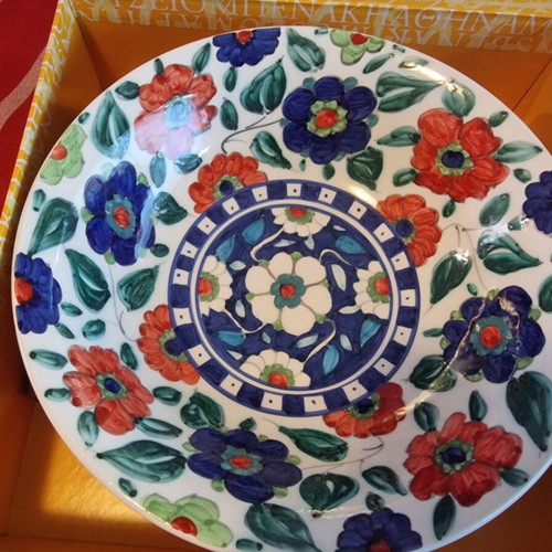 Ceramic bowl from Benaki Museum, new