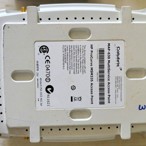 HP MSM335 MAP-630 ProCurve WiFi access point used with power supply