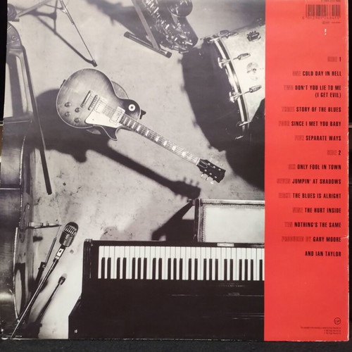 Gary Moore After Hours 1992 LP, rock