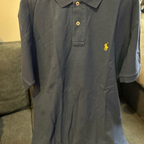 Men's Ralph Lauren polo shirt blue navy like new