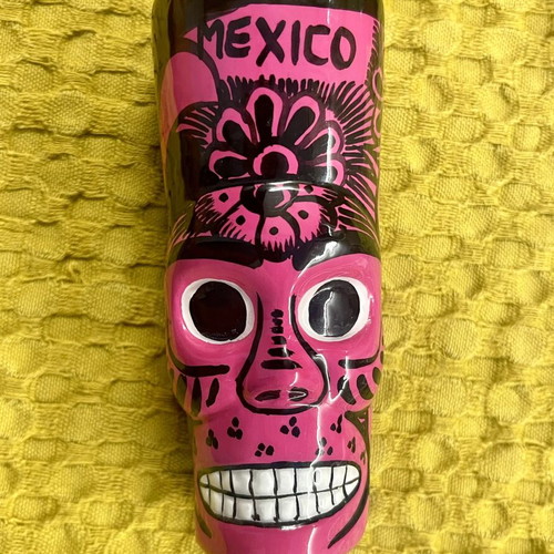 Set of 2 handmade ceramic shot glasses from Mexico