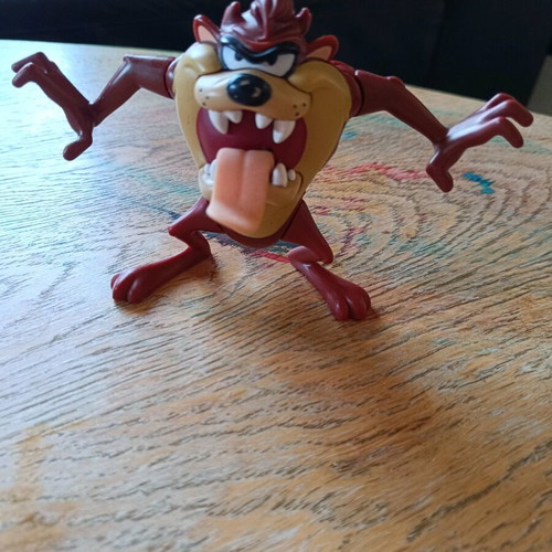 Taz figure used, approximately 8-9 cm tall