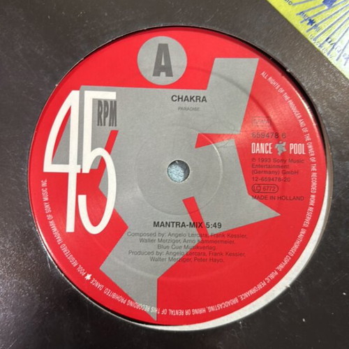 1665 / Chakra record used, electronic genre