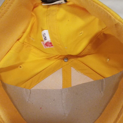 Atlantis cap new, size small medium, yellow