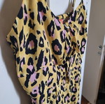 River Island leopard print jumpsuit size 42 like new