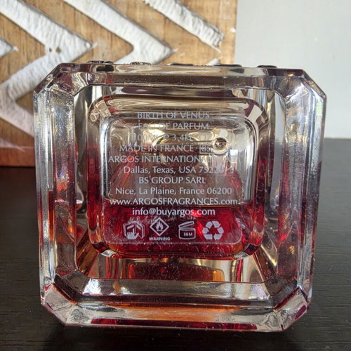 Argos Birth of Venus perfume 100ml used, floral scent for women