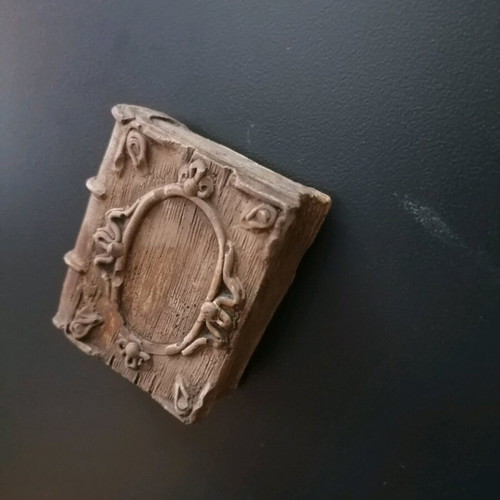 Handmade plaster sculpture book magnet new