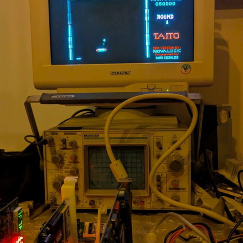 OTI VGA067 16bit ISA CGA/EGA/VGA 256kb graphics card used