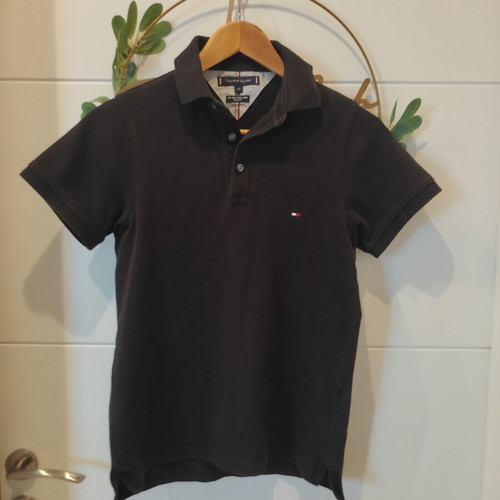 Tommy Hilfiger polo shirt like new, black, size XS