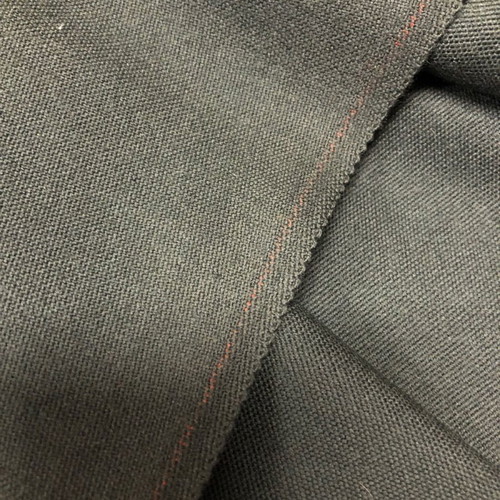 Double-sided wool fabric new, dark gray