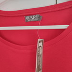 Red top blouse new, cotton, size Small Medium