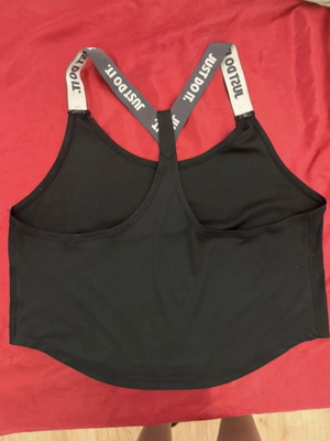Nike sports top, black, size S
