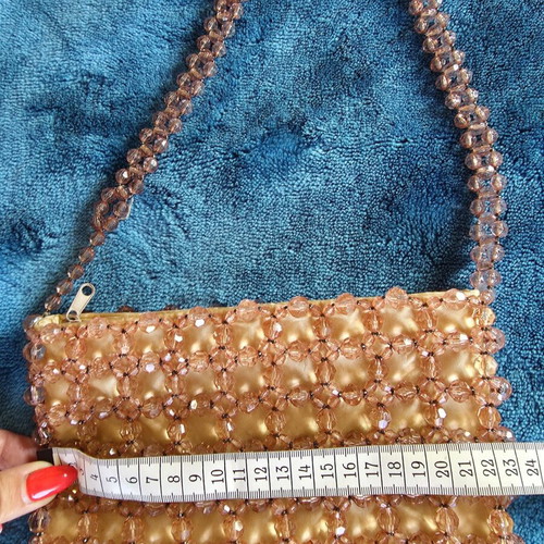 Vintage Morgan de Toi Paris shoulder bag like new, beaded