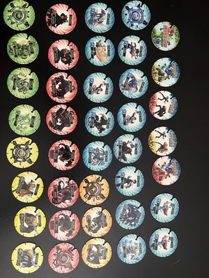 Monsuno tags used, very good condition