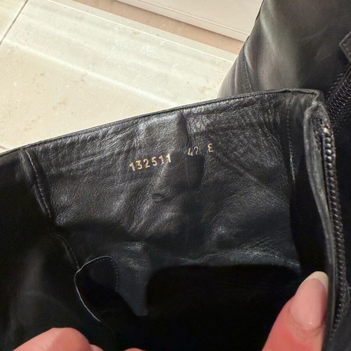 Gucci black men's boots like new, size 42