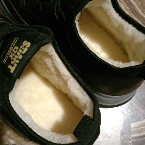 Casual winter sneakers new, waterproof, flannel, brown, size 45