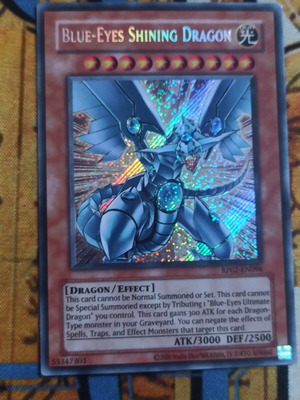Blue Eyes Shining Dragon Effect Monster κάρτα σαν καινούργιο