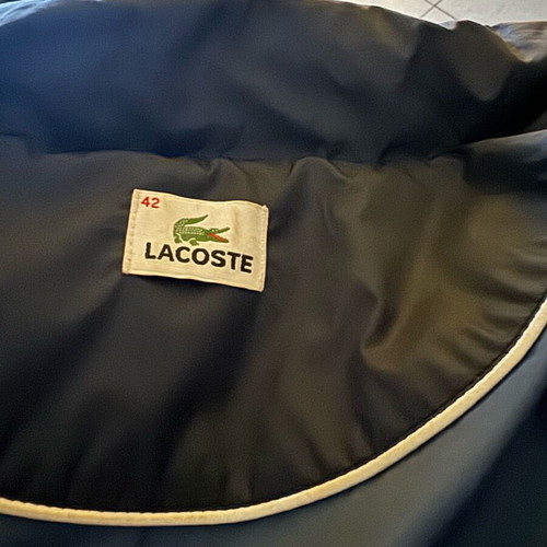 Lacoste down jacket new, size M