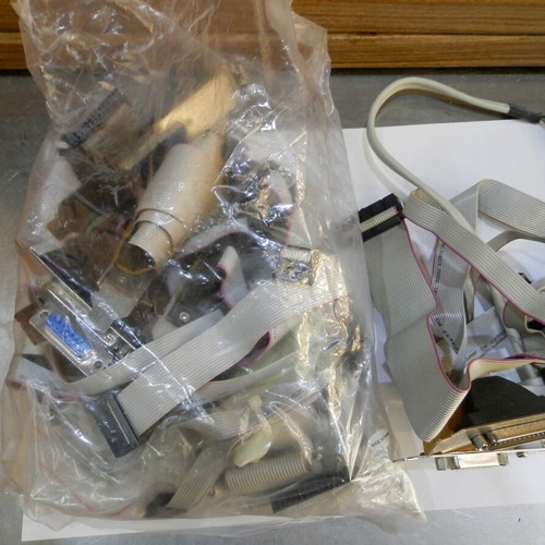 Data cables used, various from old PCs, vintage for retro PC