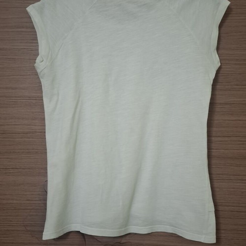 Boty Talk girls' short-sleeve blouse used, white, size 14