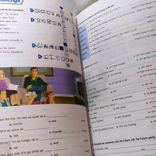English Book Top 4 Workbook used