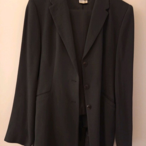 Zara women's suit dark gray like new