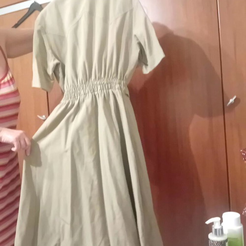 Dress like new, beige, size L