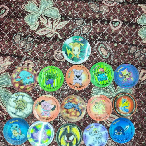 Pokemon 3D tazos collectible
