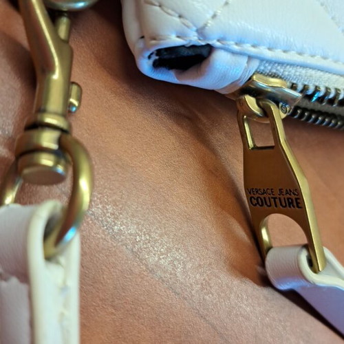 Versace Jeans Couture white mini crossbody bag like new