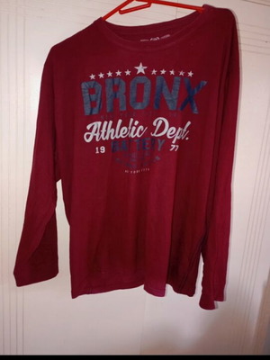 Men's blouse like new, burgundy XXL