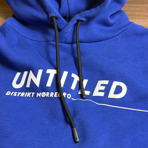 DISTRIKT NØRREBRO men's blue hoodie S new