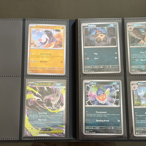 Pitch Black Pokemon card set, nearly complete, 105 base cards plus rares