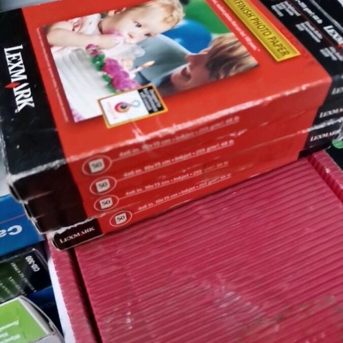 Lexmark photo paper 50 sheets new, 4 boxes