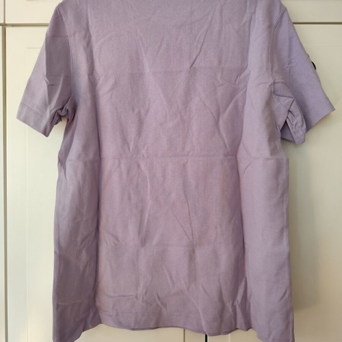 Puma Women x Liberty Tee used, lilac with Liberty prints and embroidery
